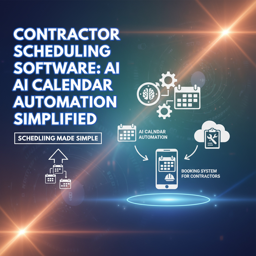 Contractor Scheduling Software: AI Calendar Automation Simplified