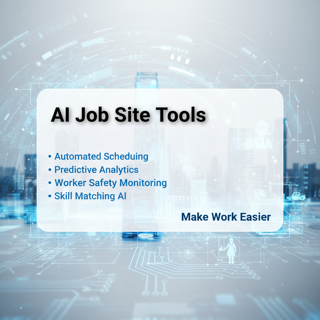 AI Job Site Tools & Construction Site Automation for Contractors